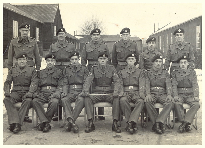 Anthony Denner sits extreme right front row in tghis squad picture.