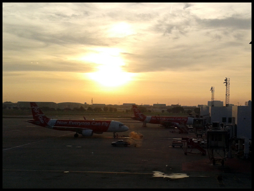 Present day images of Don Muang and Ubon airports.