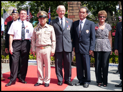 A final photocall for some of the main participants in the ceremony.