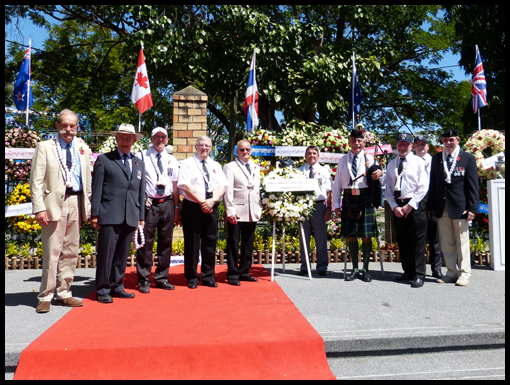 OCA vets pose for a final picture at the Ubon Ceremony 2015