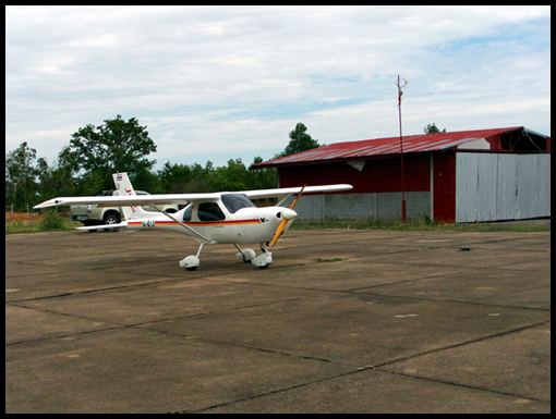 Dr Chern's Jabiru aeroplane.