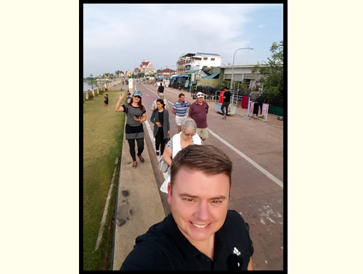 A walk along Nong Khai waterfront.