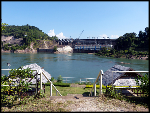 The Nam Ngum Dam in Laos