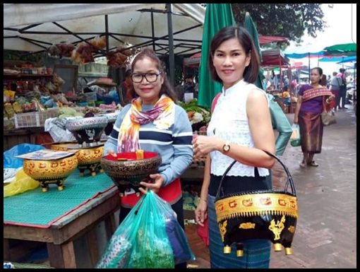 In and around the early morning market in Luang Prabang