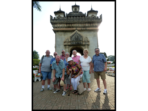 Trips to the Patuxia war memorial and Pha That Luang stupa.