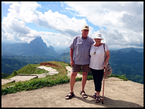 Magnificent views from the Phu Khoun observation post.