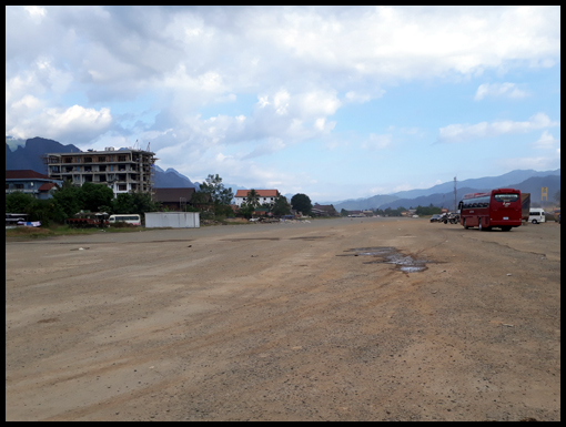 The old Air America airfield at Vang Vieng