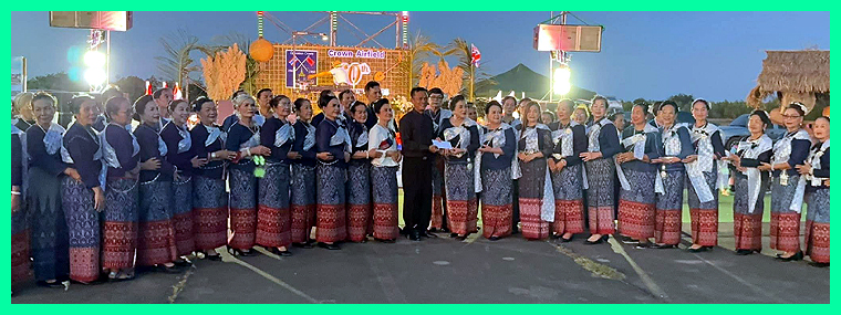 The first troop to perform pose for the cameraman.