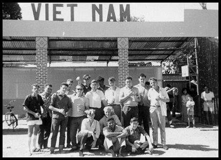 Crown soldiers on an unofficial trip to Vietnam